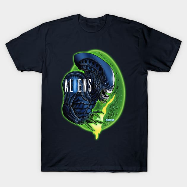 ALIENS Retro Kenner T-Shirt by Ale_jediknigth